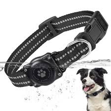 Collar Airtag para Perros - 100% Impermeable y Apple Integrado