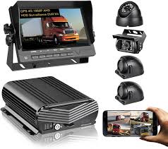 Kit DVR Móvil Tuamber-X 4 Canales 4G 1080P con 4 Cámaras IR