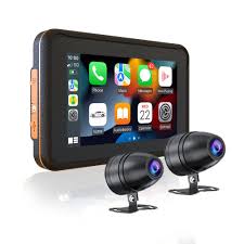 GPS Moto Impermeable con Carplay y Android Auto
