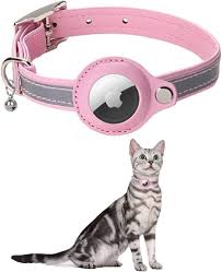 Collar Reflectante para Gatos con Soporte AirTag y Campana