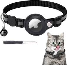 Collar GPS para Gato con Soporte Airtag de AWAVM