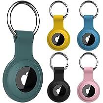 5 Piezas: Fundas de Silicona para Llavero Airtag