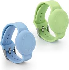Pulsera GPS Ajustable para Niños - 2uds Airtag Silicona Resistente al Agua