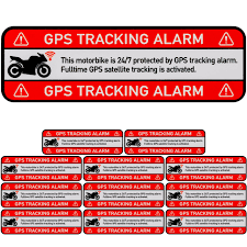 Juego de Adhesivos GPS Moto - 12 Pzs