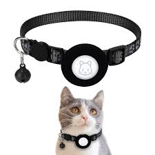 Collar GPS Reflectante para Gatos con Campana y Hebilla de Seguridad