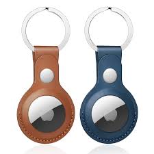 Funda de Cuero para AirTag - Nepfaivy Llavero