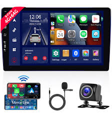 Radio Coche Android 12 8-Núcleos 64GB con Carplay Inalámbrico