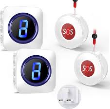 Localizador Inalámbrico para Cuidadores con Alarma de Pánico y 55 Sonidos