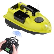 Barco de Cebo de Pesca HUIOP con GPS y 3 Contenedores