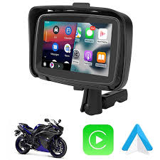 Navegador GPS Moto 5'' Impermeable con Carplay y Android Auto