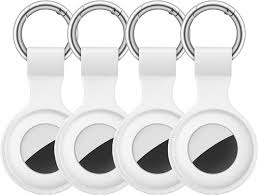 Estuche Silicona 4-Pack para AirTag con Llavero